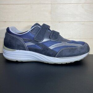 SAS Journey Straps Blue Grey Men's Size 14.5 S Shoes Mesh Suede Tripad Comfort
